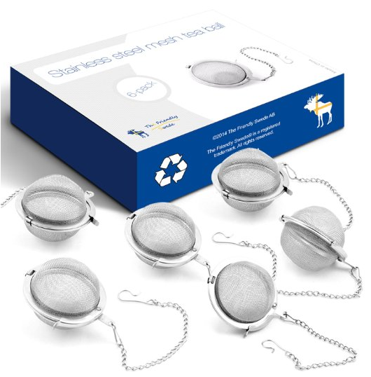 The Friendly Swede Stainless Steel Mesh Tea Balls