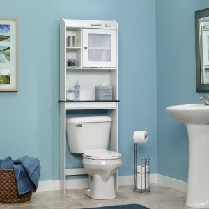 Sauder Caraway Etagere Bath Cabinet