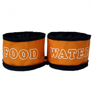 Dual Travel Dog Bowls