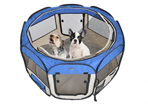 Portable Pet Playpen - Keep your furry friend safe and happy