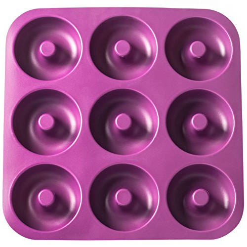 Large Professional Grade Non-Stick Silicone Donut Pan