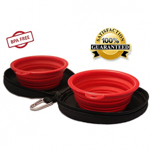 Northern Outback Travel Pet Bowl Set