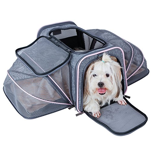 Petsfit Expandable Foldable Washable Travel Carrier