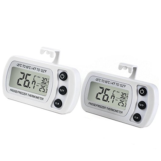 5 Best Digital Refrigerator Freezer Thermometer Appropriate safe